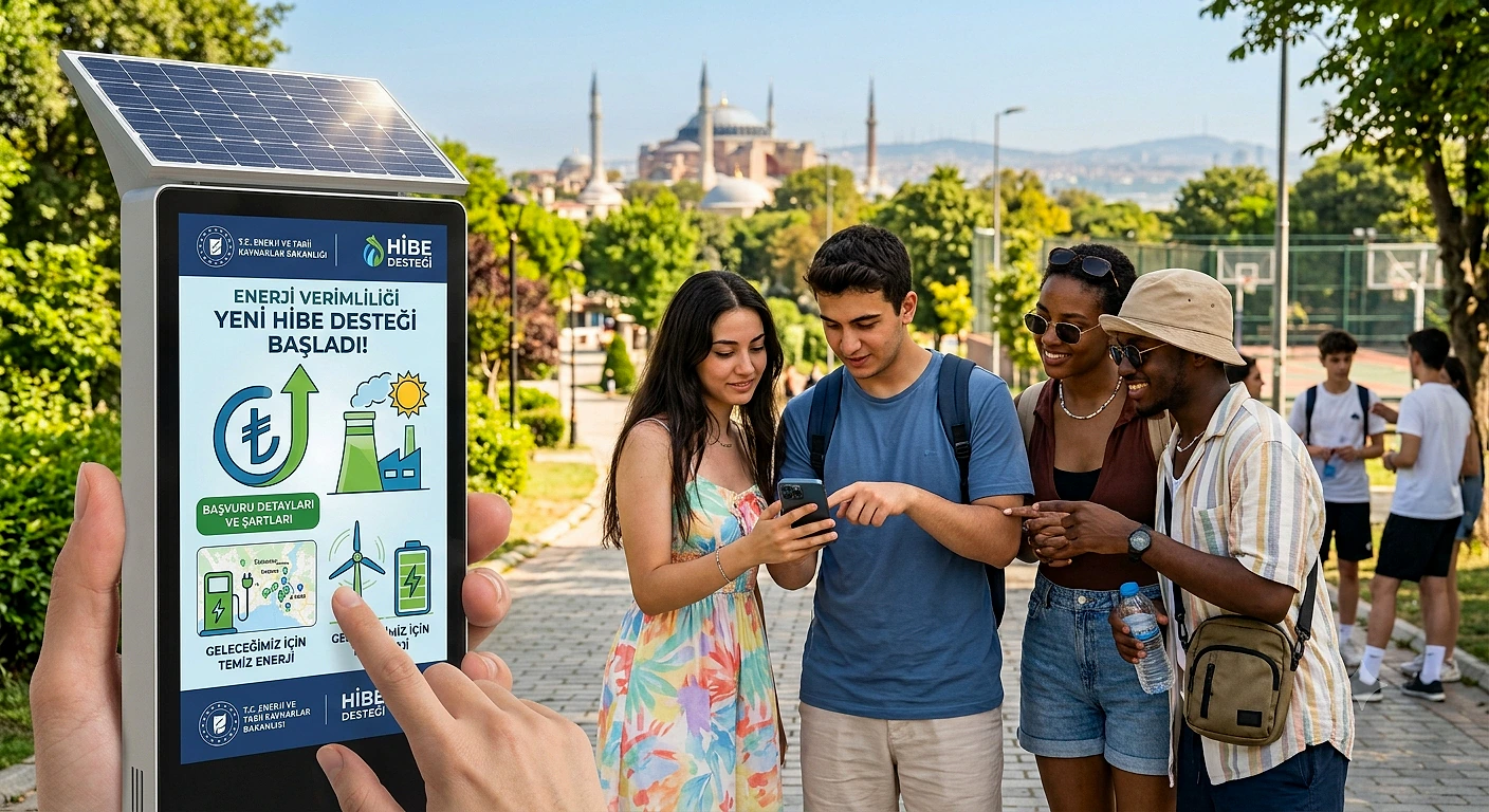 GSB 2026 Dijital Harita ile Yaz Etkinliklerine Erişim Gençler, güneş enerjili bir dijital harita platformunu kullanarak yaz etkinliklerini keşfediyor.